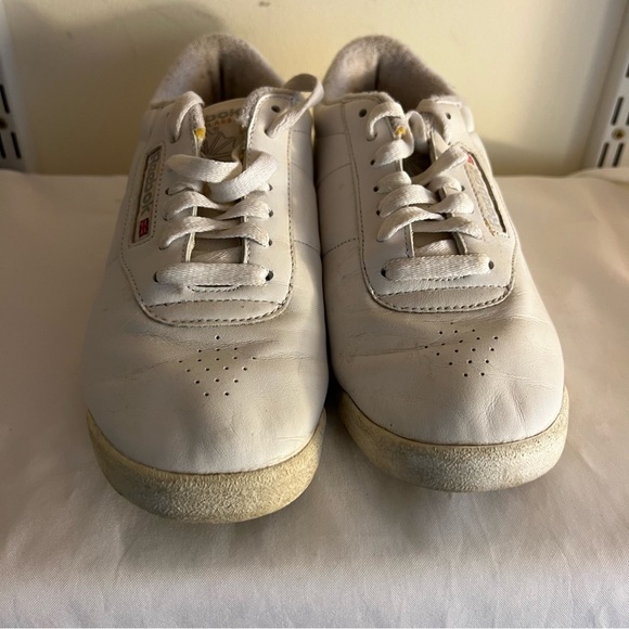VINTAGE Reebok Classic Princess Athletic Shoes Women Size 7.5 Sneaker White 90’s - Picture 3 of 6